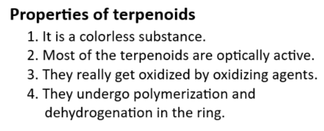 Terpenoids: Menthol, Citral and Artemisin